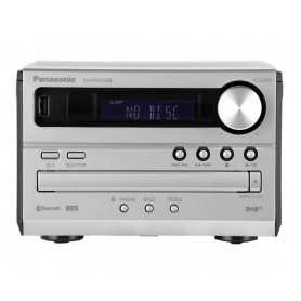 Panasonic Mini Hi-Fi System with CD, DAB, FM & Bluetooth in silver - 1