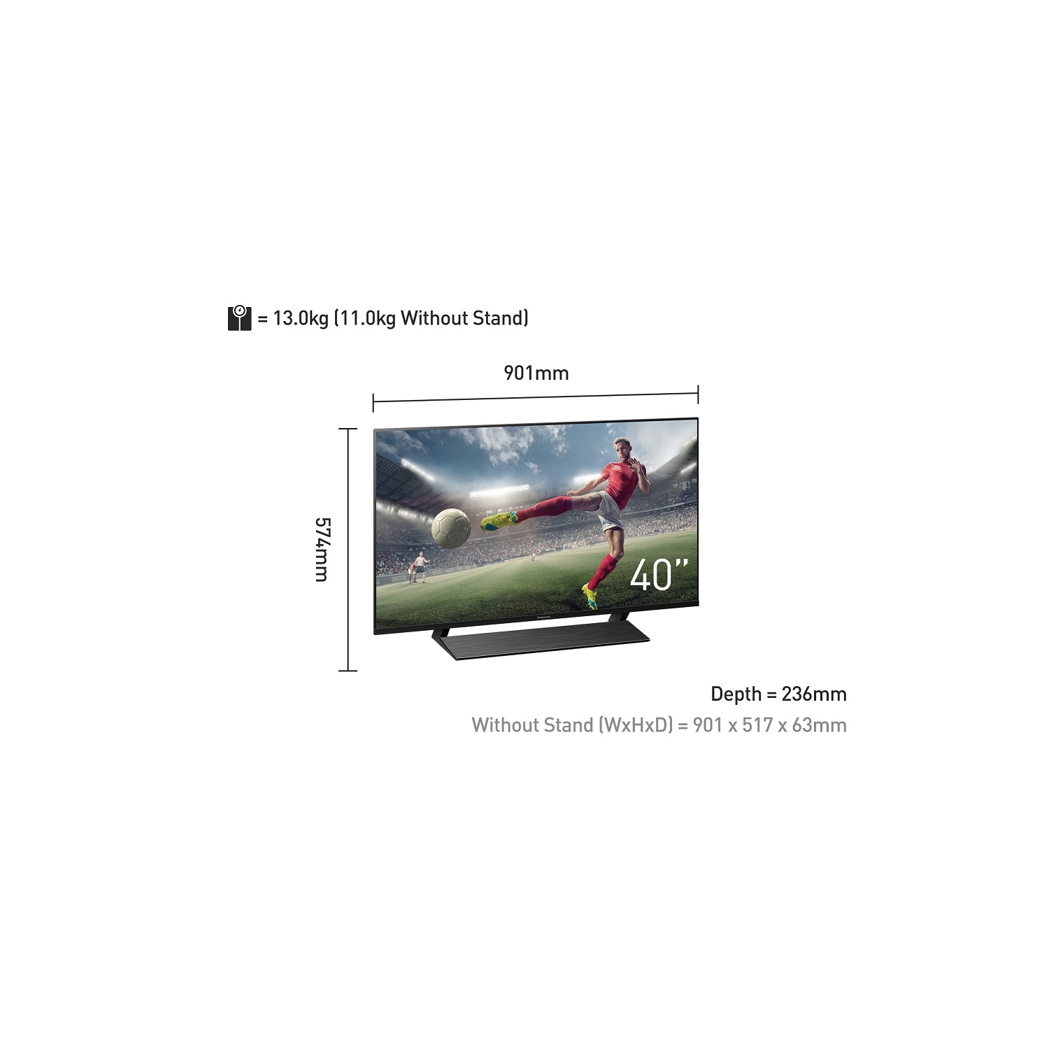 Panasonic 40" Premium 4K Ultra HD HDR LED Smart TV - 2