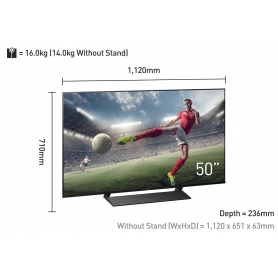 Panasonic 50" Premium 4K Ultra HD HDR LED Smart TV - 2