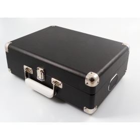GPO Attache 3 Speed Portable USB Record Player - Jet Black - 1