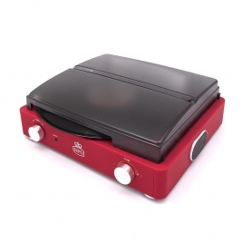 GPO Stylo II Vinyl Stereo Record Player - Red - 2